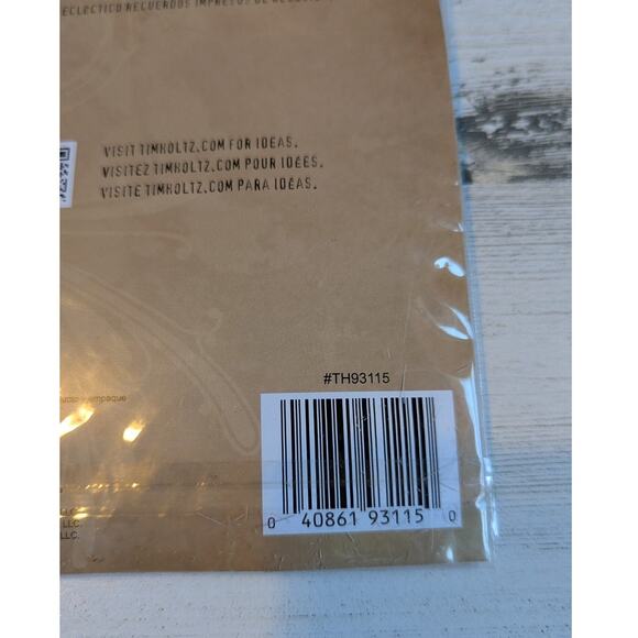 TIM HOLTZ Idea-ology Ephemera Ribbon Gears Steampunk Mixed Media Bundle Lot of 3 - Picture 10 of 11